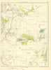 CHESHIRE Millbrook Hollingworth Hall Moor Hobson Carrbrook Stalybridge 1935 map