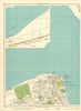 LANCASHIRE Mockbeggar Wharf New Brighton Harrison Park Wallasey 1935 old map