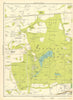 LANCS Knowsley Park Prescot Maiden's Bower White Man's Dam Mizzy Dam 1935 map