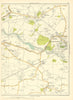 LANCS Derbyshire Hill Green Burtonwood Earlestown Haydock Blackbrook 1935 map
