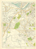 MANCHESTER Trafford Park Chorlton cum Hardy Old Trafford Stretford 1935 map