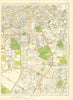 MANCHESTER Withington Ladybarn Chorlton Medlock Greenheys Rusholme 1935 map