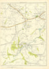 CHESHIRE Gt Wood Broadbottom Mottram Warhill Hollingworth Charlesworth 1935 map