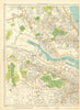 BIRKENHEAD Claughton Somerville Bidston Dock Egremont Liscard Wallasey 1935 map