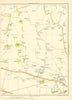 LANCASHIRE Lingley Green Great Sankey Greystone Heath South Park 1935 old map