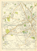 STOCKPORT Heaton Cahpel Norris Cheadle Heath Adswood Davenport Mersey 1935 map