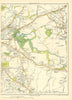 STOCKPORT Little Gt Moor Heaviley Stepping Hill Bredbury Offerton Grn 1935 map