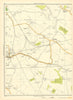 LANCASHIRE North End Halewood Mill Wood Hunts Speke Tarbock Green 1935 old map