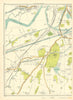 CHESHIRE Warrington Sankey Bridges Lower Higher Walton Mersey Moore 1935 map