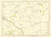 CHESHIRE Halebarns Davenport Ringway Heyhead Warburton Moss Nook 1935 old map