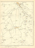YORKSHIRE Spofforth Spring Wood Sicklinghall Limekiln Stockeld Park 1935 map