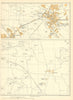 YORKSHIRE Starbeck Forest Lane Head Tentergate Knaresborough Wetherby 1935 map