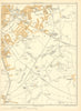 HARROGATE Aresborough Crimple Rudding Follifoot Starbeck Oatlands Mt 1935 map