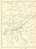 YORKS Cooling Stott Hill Moor Middleton Gill Ickornshaw New Road Side 1935 map