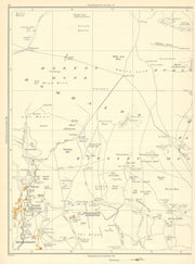 YORKSHIRE East Morton Bingley Rombalds Micklethwaite Green Gates Botany 1935 map
