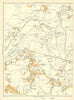 YORKSHIRE Simpson Green Thorpe Dunkhill Thackley Esholt Idle Greengates 1935 map