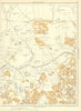 LEEDS Alwoodley Meanwood Weetwood Parklands Bentley Chapel Allerton 1935 map