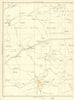 YORKSHIRE Thorner Moor Bramham Potterton Kiddal Wood Barwick-in-Elmet 1935 map