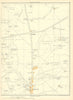 YORKSHIRE Aberford Rakes Wood Becca Moor Park Hayton Hazelwood Castle 1935 map