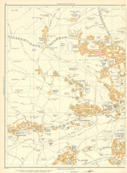 BRADFORD Clayton Scholemoor Thornton Chellowdean Leaventhorpe Allerton 1935 map