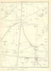 YORKSHIRE Aberford Park Lotherton Hall Old Micklefield Brierlands 1935 map