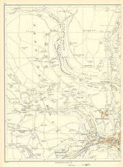 HEBDEN BRIDGE Foul Scout Slack Heptonstall Colden Mytholm Charlestown 1935 map