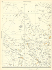 YORKSHIRE Ovenden Moor Warley Moor Wade Wood Mount Tabor Wainstalls 1935 map