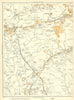 BRADFORD Horton Bank Northowram Queensbury Shelf Stone Chair Beck Hill 1935 map