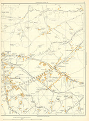 YORKSHIRE Birkenshaw Drighlinton Westgate Hill Oakwell Adwalton 1935 old map