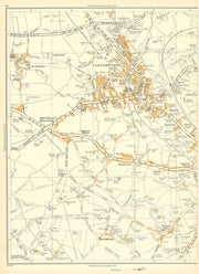 CLECKHEATON Hightown Middle Gate Robert town Thorpe Hartshead Scholes 1935 map