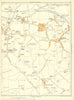 YORKSHIRE Kirkhamgate West East Ardsley Thorpe Wood Beggarington Hill 1935 map