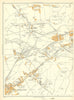 CASTLEFORD Normanton Whitwood Hopetown Coney Moor Mere Methley 1935 old map
