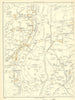 YORKSHIRE Rishworth Ripponden Highlee Wood Lumb Barkisland Soyland 1935 map