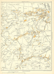 YORKSHIRE Stainland Holywell Green Greetland Lindwell Jagger Outlane 1935 map