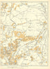 HUDDERSFIELD Bradley Sheepridge Rastrick Fartown Deighton hillhouse 1935 map