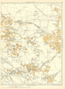 WAKEFIELD Horbury Ossett Flanshaw Lupset Bar Calder 1935 old vintage map chart