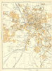 WAKEFIELD Alverthorpe Sandal Portobello Thornes New Scarborough Newton 1935 map