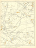 WAKEFIELD Agbrigg Heath Common Crofton Heath Warmfield Woodhouse 1935 old map
