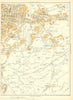 HUDDERSFIELD Almondbury Farnley Tyas Lowerhouses Moldgreen Hall Bower 1935 map
