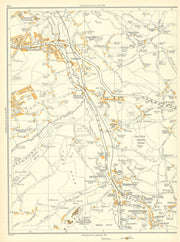 YORKS Highburton Dean Bottom Riley Kirkburton Lepton Anchor Greenside 1935 map