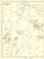 FITZWILLIAM Kinsley Upper Hiendley Newstead Upper Lake Ryhill Crofton 1935 map