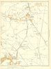 YORKS Hemsworth Vale Head Park Ackworth Moor Top Brackenhill Kinsley 1935 map