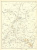 YORKSHIRE Delph Denshaw Linfitts Old Tame Hill End Calf Hey Shaw 1935 map