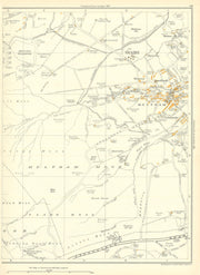 MELTHAM Meltham Moor Flake Moss Helme Calmlands Broadlands Wearley 1935 map