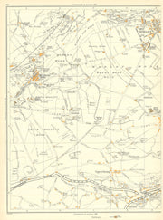 HONLEY Upperthong Netherthong Wilshaw Meltham Mills Crosland Edge 1935 old map