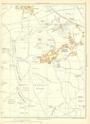 SOUTH KIRKBY Grimethorpe Hemsworth Moorthorpe Howell Wood Kirkby Cmn 1935 map