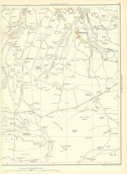 YORKSHIRE Cartworth Hepworth Hade Edge Scholes Washpit Longley 1935 old map