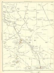 YORKSHIRE Carlecotes Crow Edge Whams Victoria Birds Edge Maythorn 1935 old map