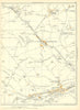 YORKS Ingbirchworth Thurlstone Upper Denby Penistone Millhouse Green 1935 map