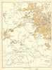 BARNSLEY Dodworth Worsborough Ward Gn Kingstone Gawber Keresforth Hill 1935 map